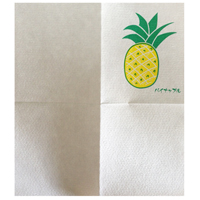 沖縄　紙コースター　パイナップル